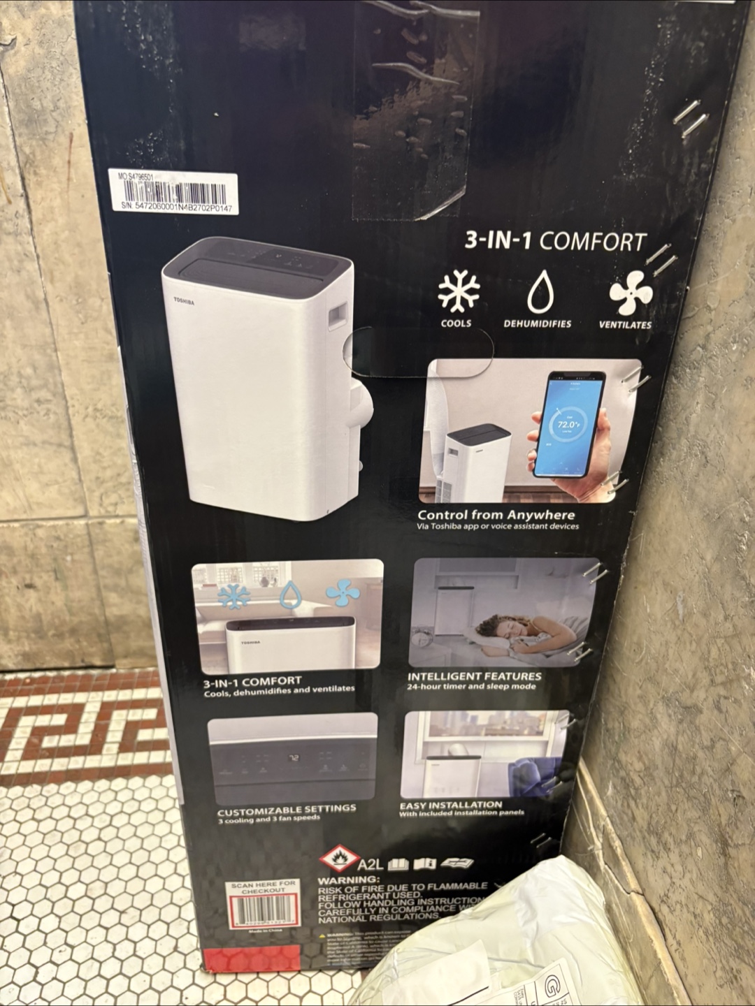 BRAND NEW unopened in box Toshiba Portable Air Conditioner - photo 3