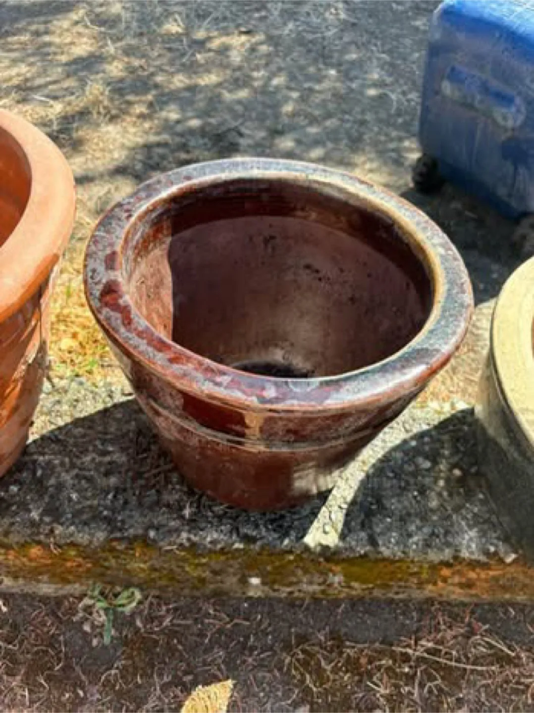 brown pot 11 “wide 9 “tall💚🥕 image indicator(2)