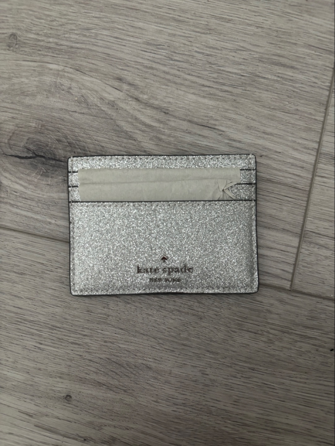 Kate Spade Silver Card Holder
