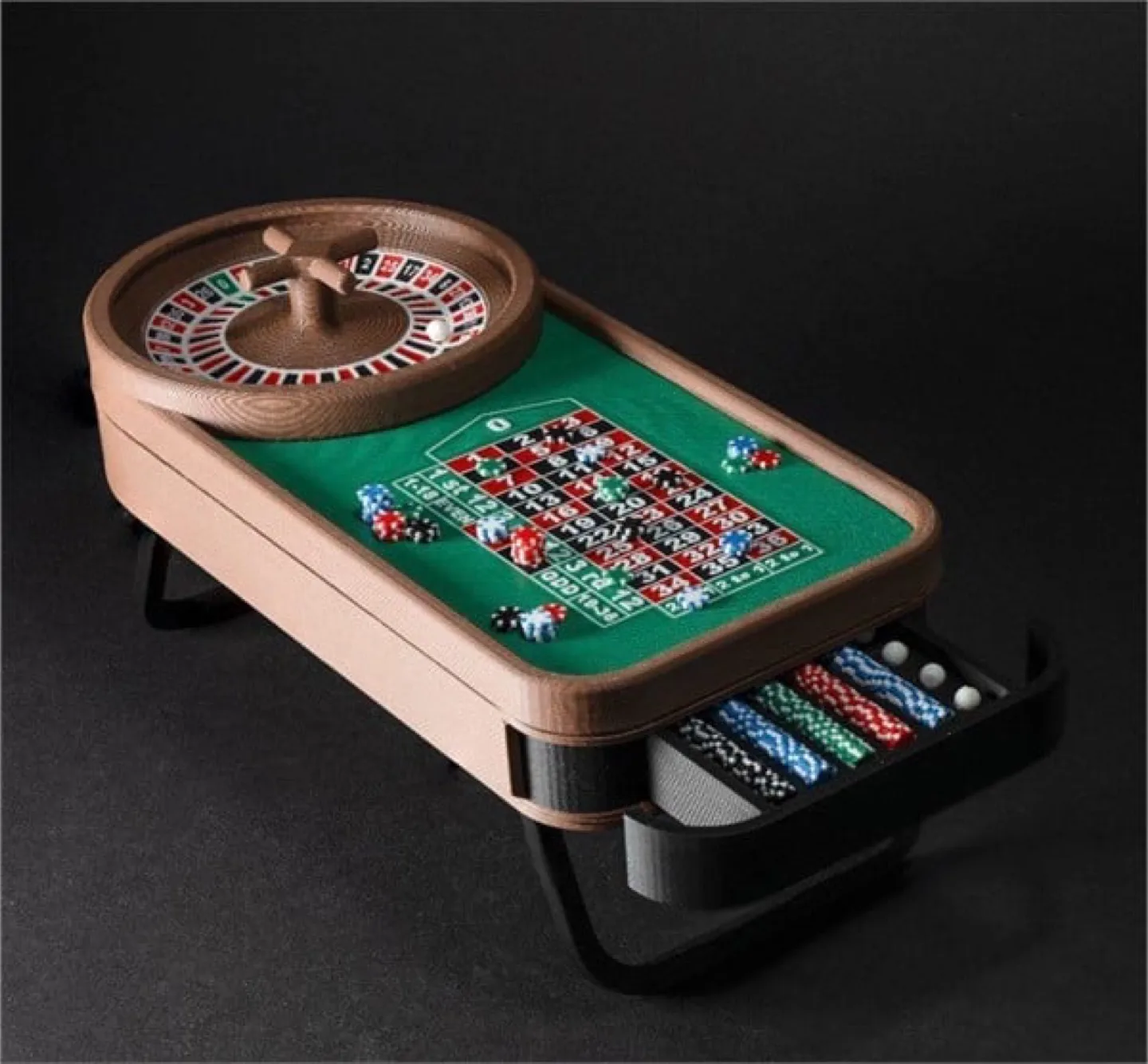 New Mini Roulette Game Set – Casino Table thumbnail