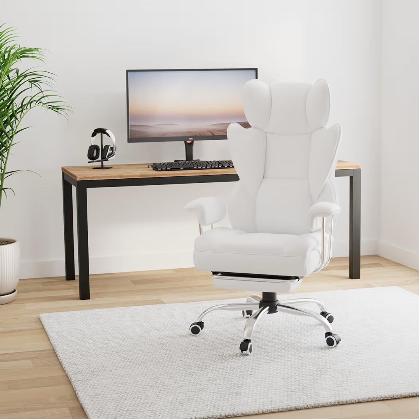 Ergonomic Office Chair - White