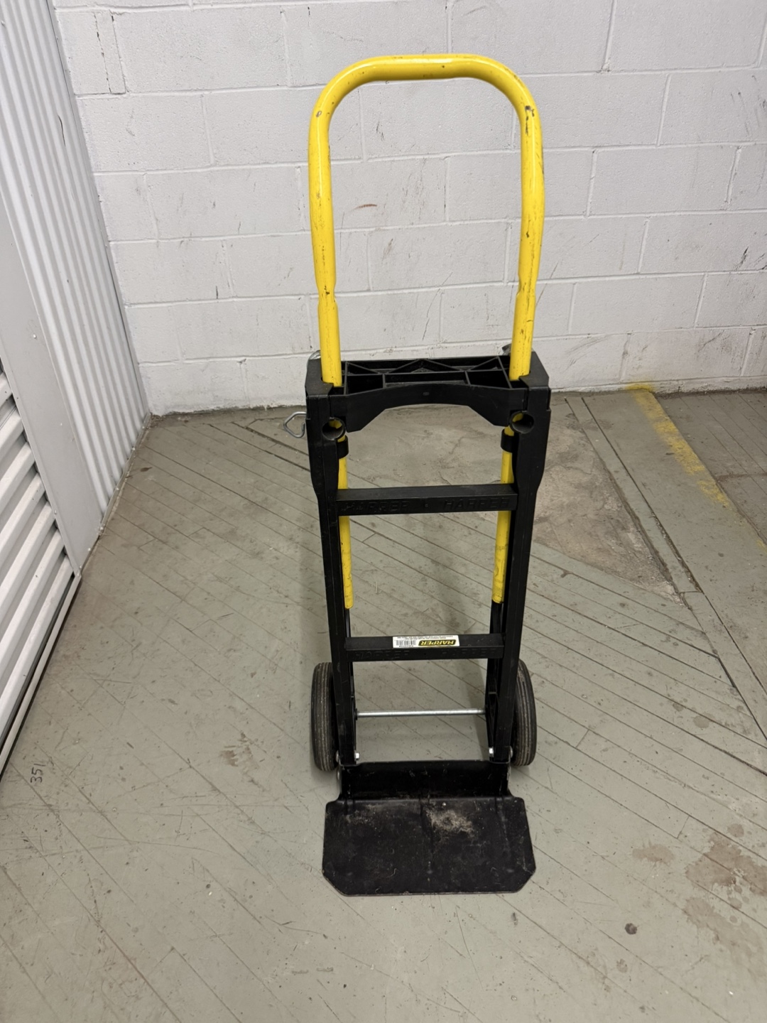 Black and Yellow Hand Truck