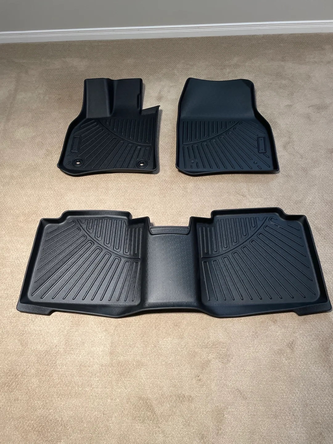 New-All Weather Floor Mats for Toyota bZ4X 2023-2025 image indicator(3)