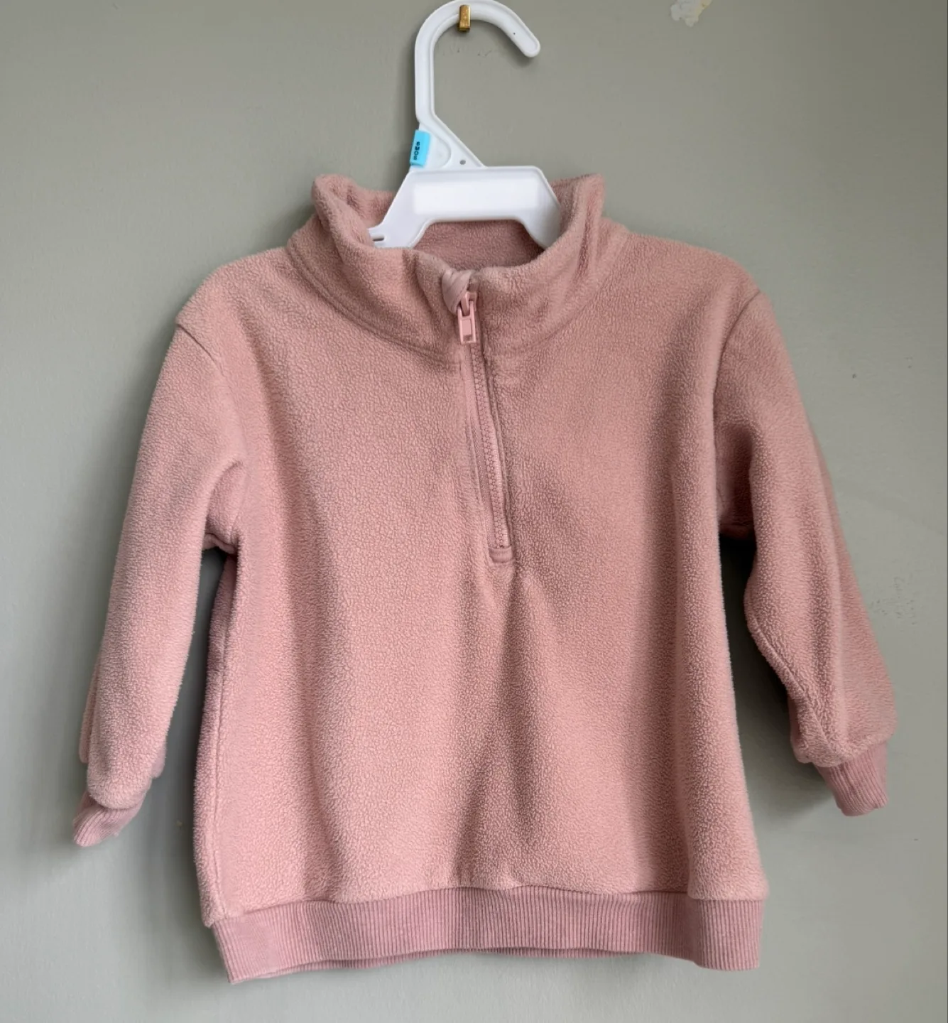 🥕 H&M dusty pink 2 pieces fleece set (6-9 months) image indicator(2)