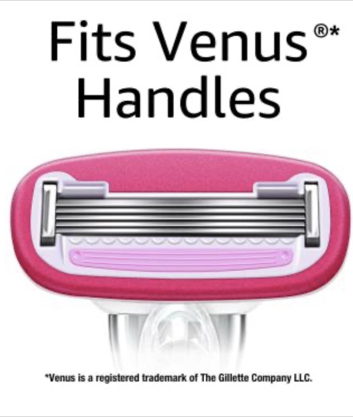 New Amazon Basics Women's 5 Blade FITS Razor Refills venus(6) - photo 2