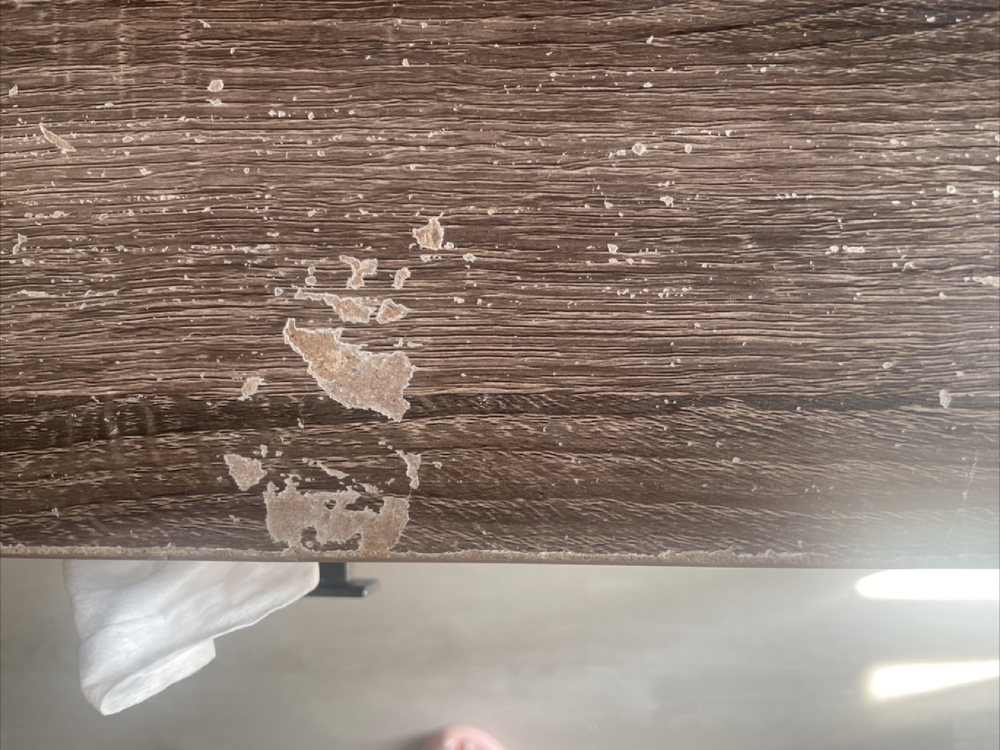 Wood Finish Desk with Drawers - photo 2