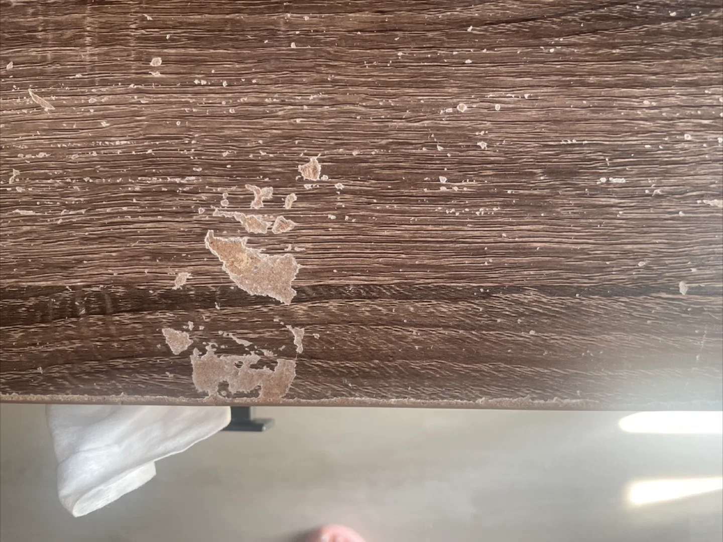 Wood Finish Desk with Drawers image indicator(2)