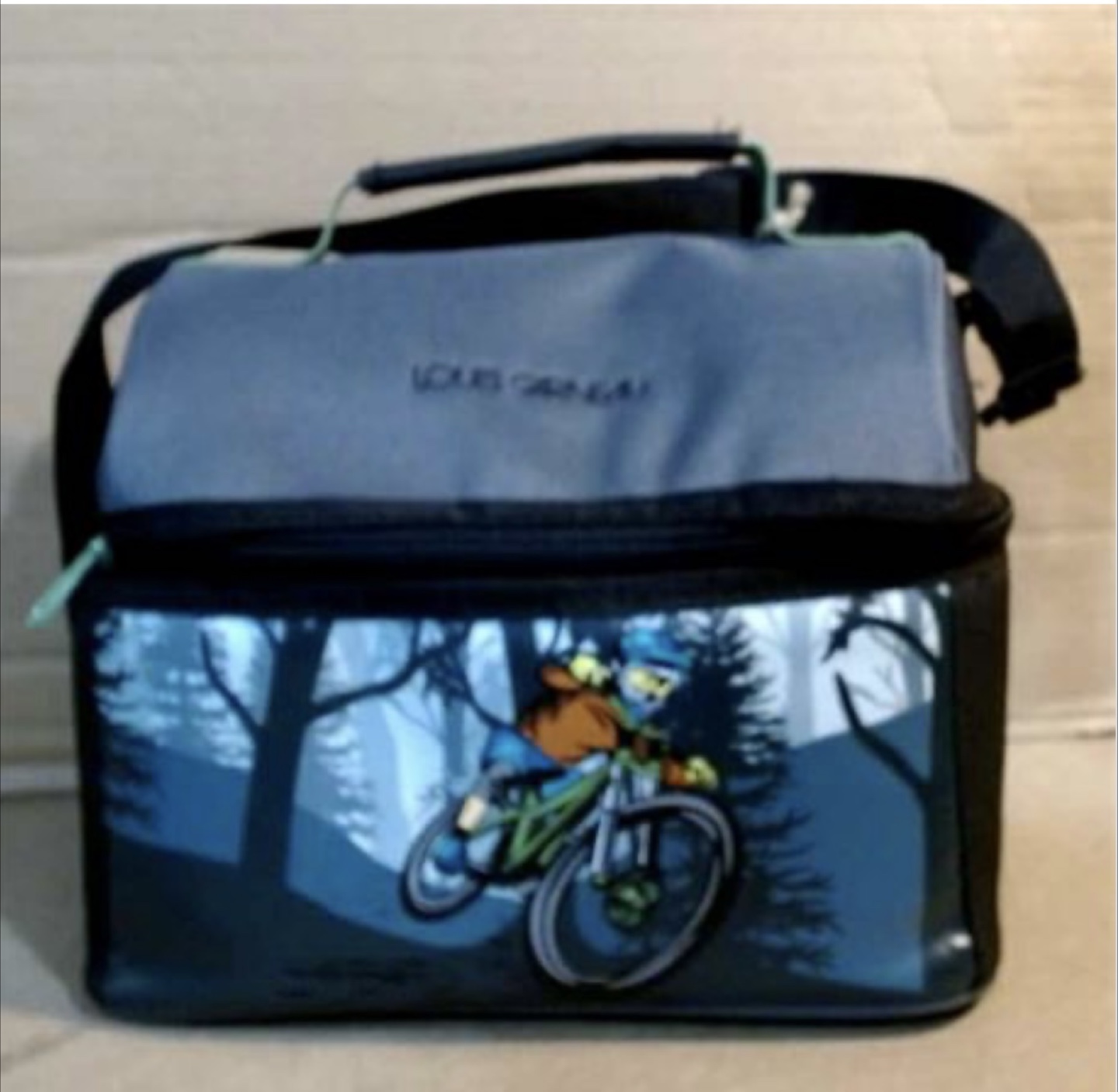 NEW Louis Garneau Bike Dome Lunch Box Grey