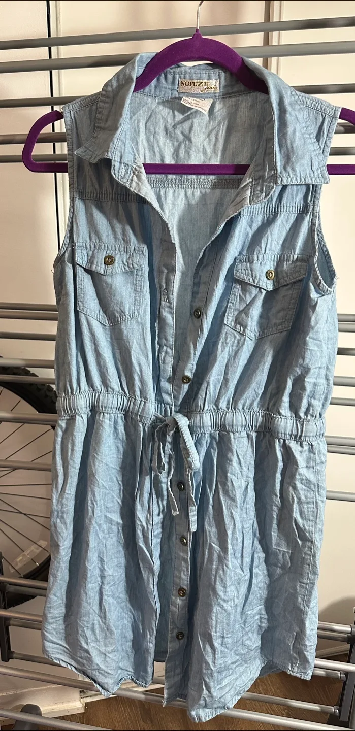 Blue Denim Dress thumbnail