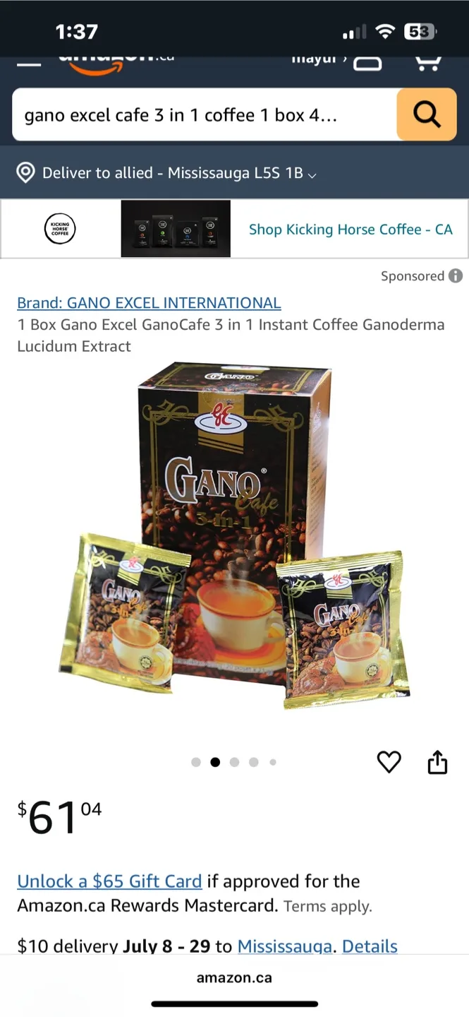 Gano Excel Cafe 3 in 1 Coffee image indicator(5)