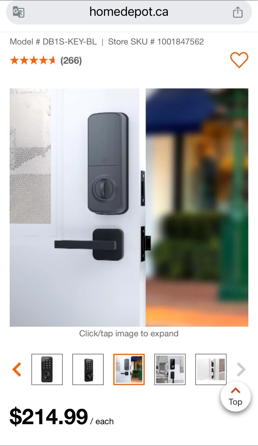 Alfred Keyless Bluetooth Smart Deadbolt image indicator(4)