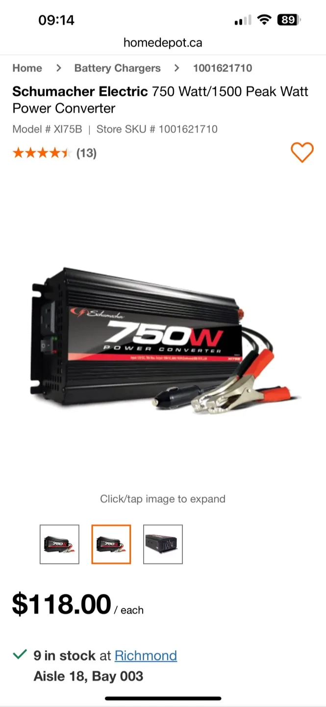 Schumacher Power Converter image indicator(2)