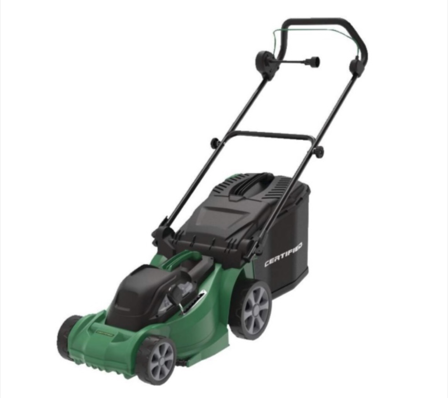 Certified 10A 2-in-1 Electric Lawn Mower, 14-in Deck - photo 3