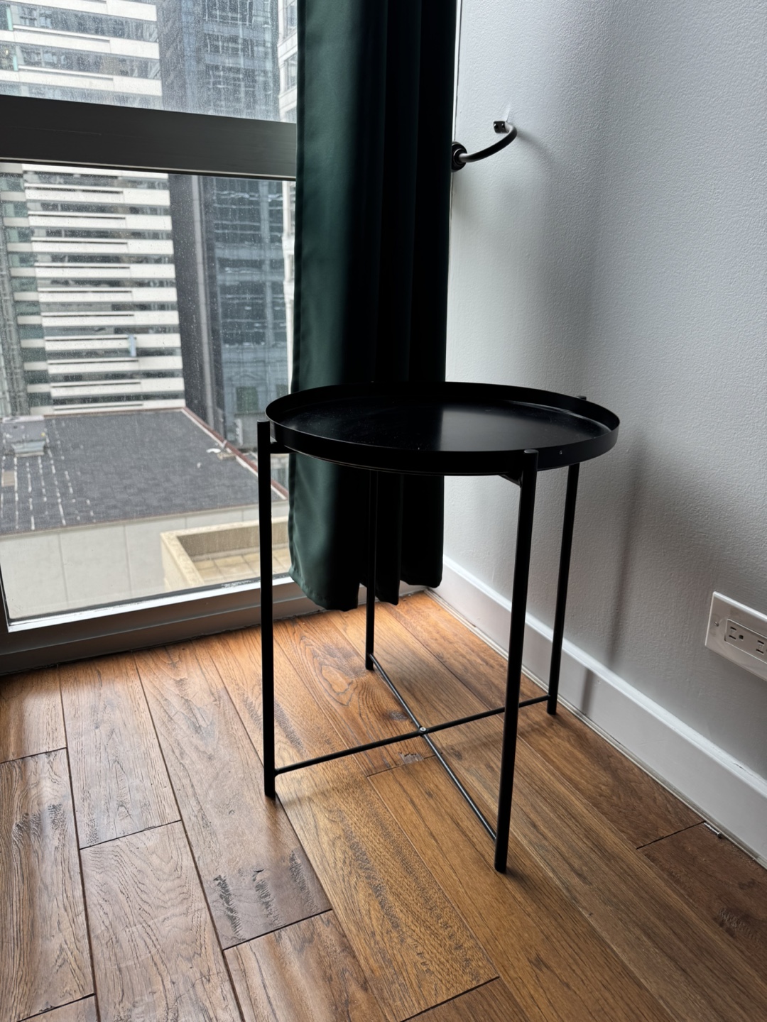 Black Metal Side Table - photo 2