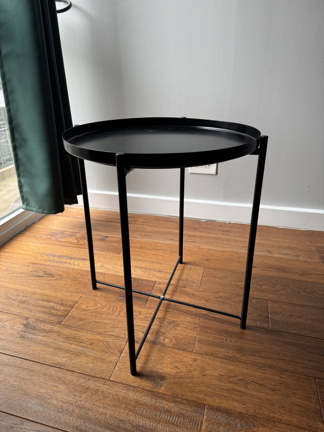 Black Metal Side Table