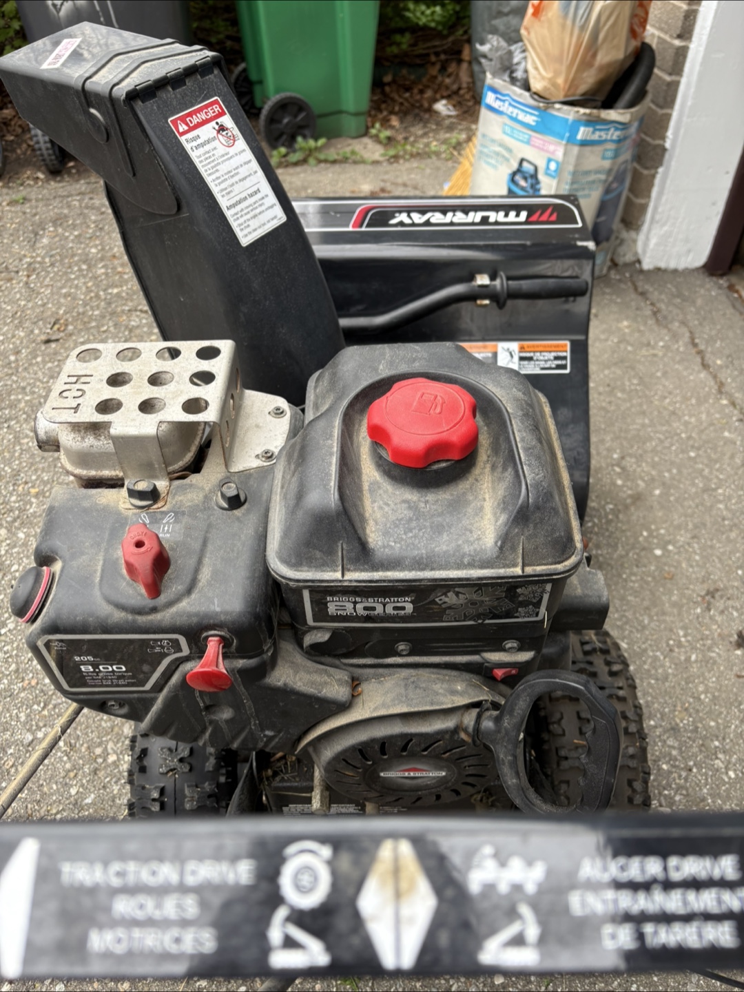 Murray 8.00 24 Dual-Stage Snowblower
