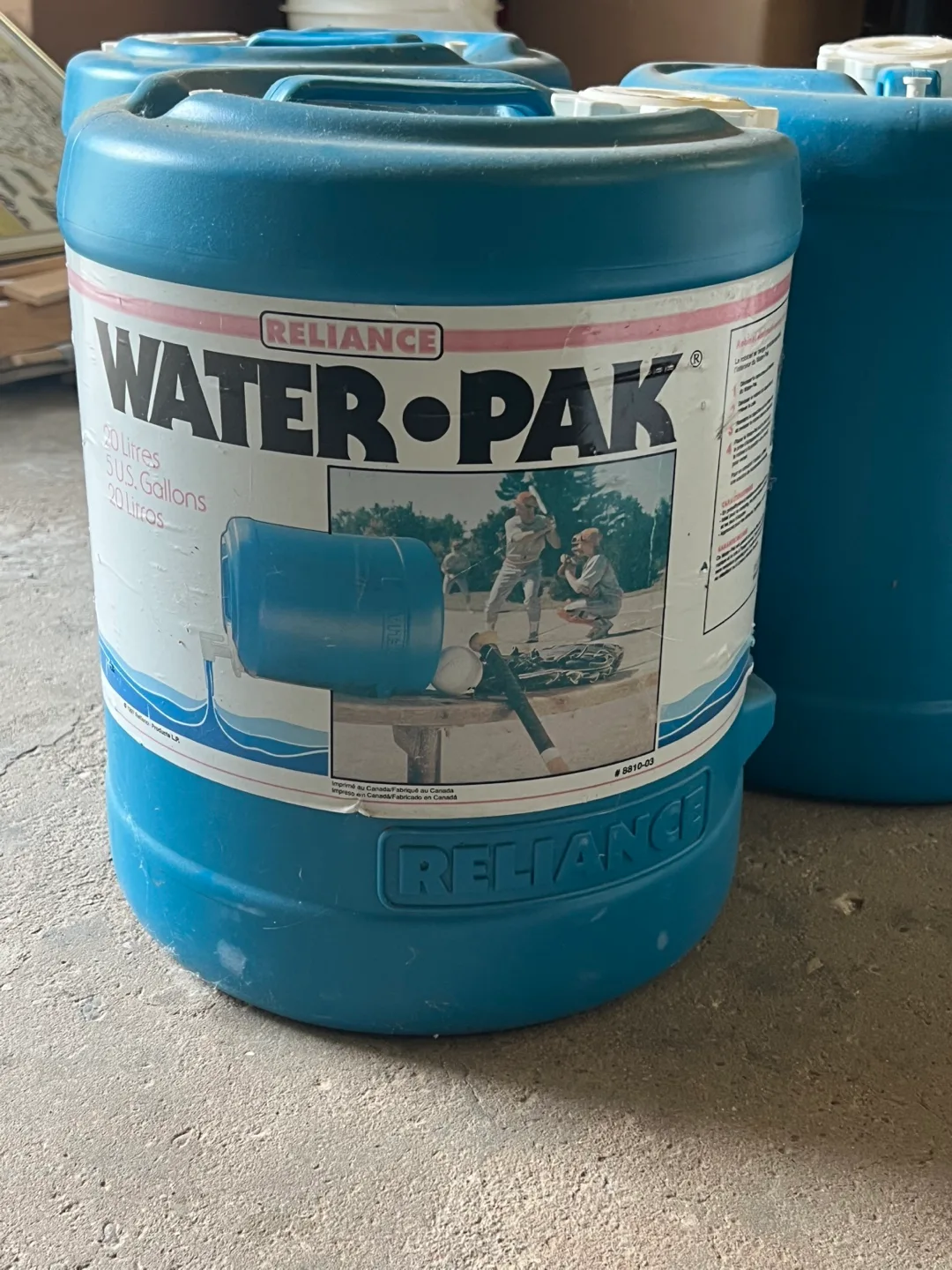 Reliance Water-Pak 20L Water Containers thumbnail