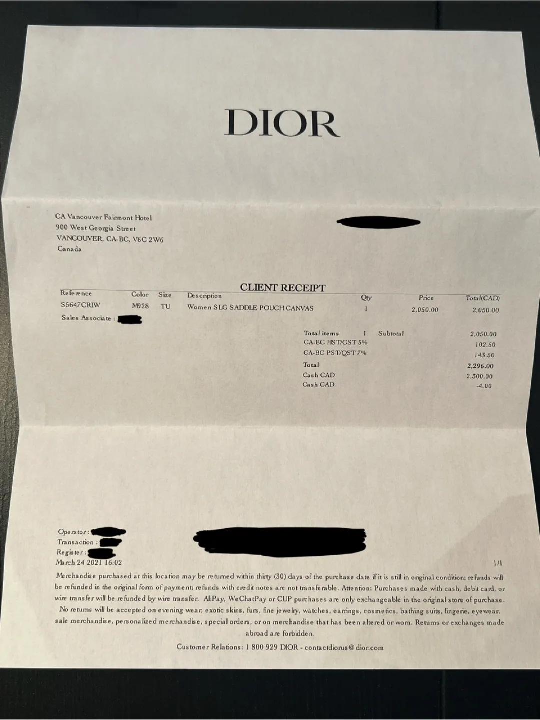 Dior Slim Pouch Saddle Bag image indicator(2)