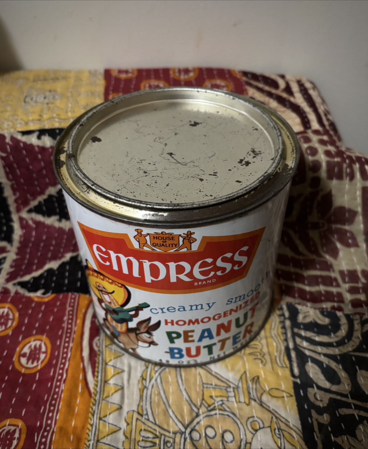 Vintage Empress Brand Peanut Butter Tin - photo 3