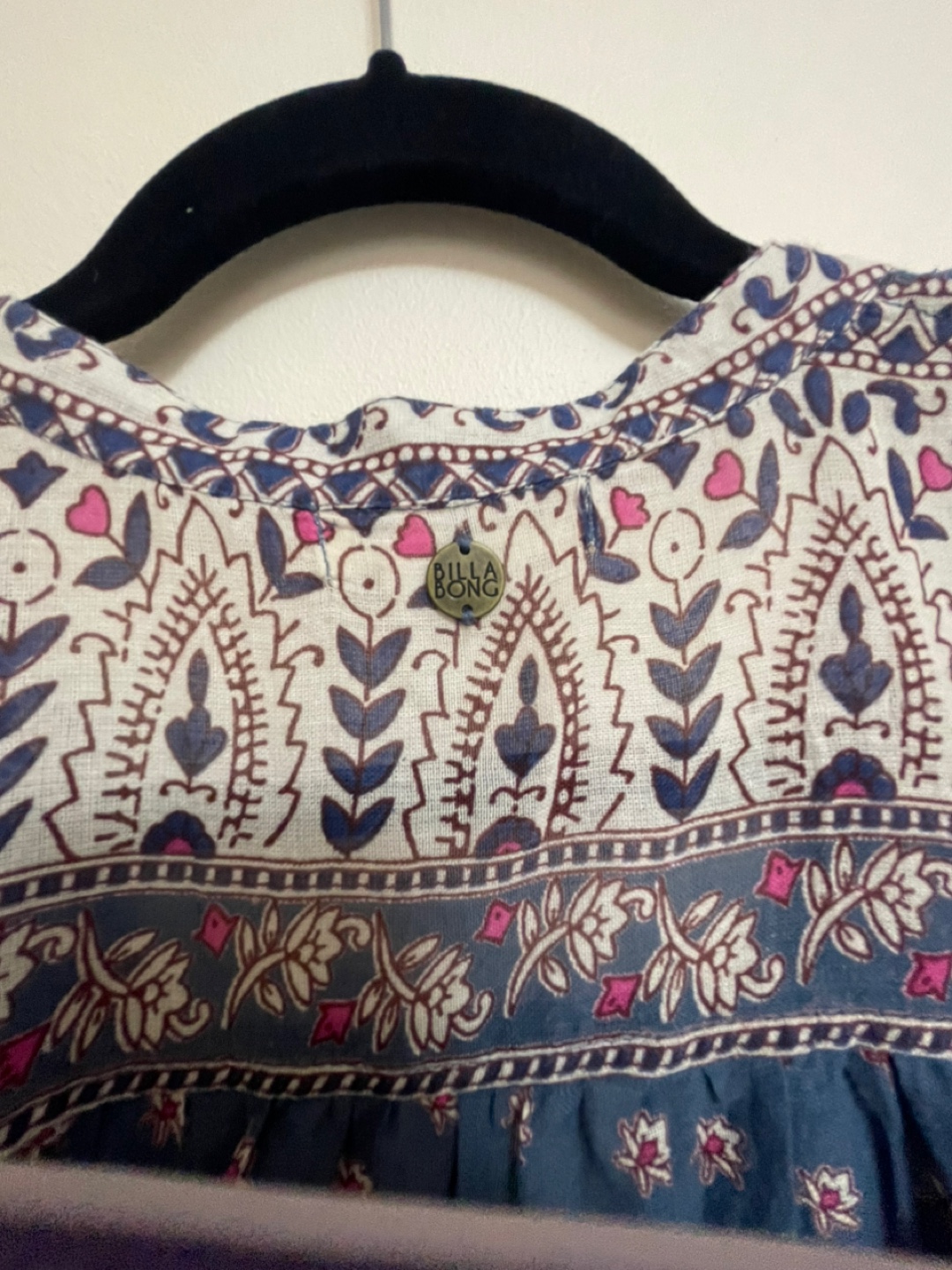 Billabong Floral Button-Up Top - Size M - photo 4