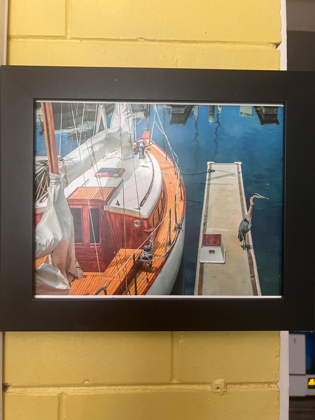 Framed picture of a boat image indicator(3)