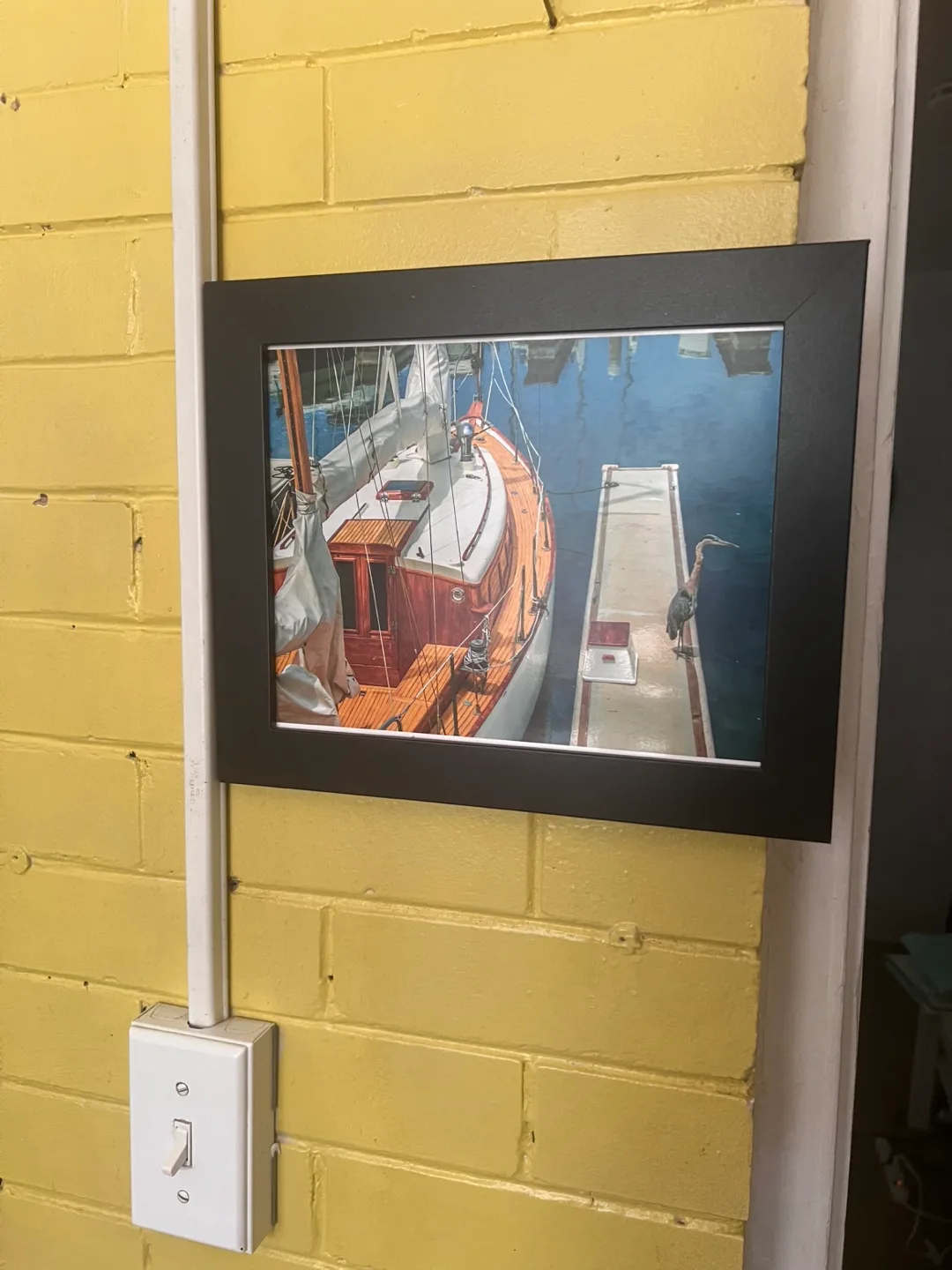 Framed picture of a boat image indicator(2)