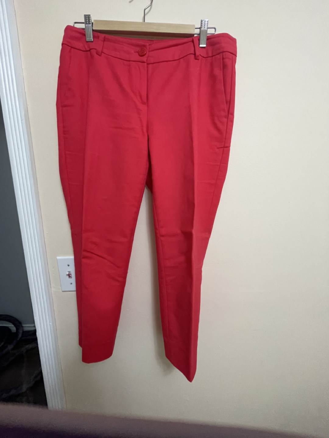 Dalia Red ankle Pants