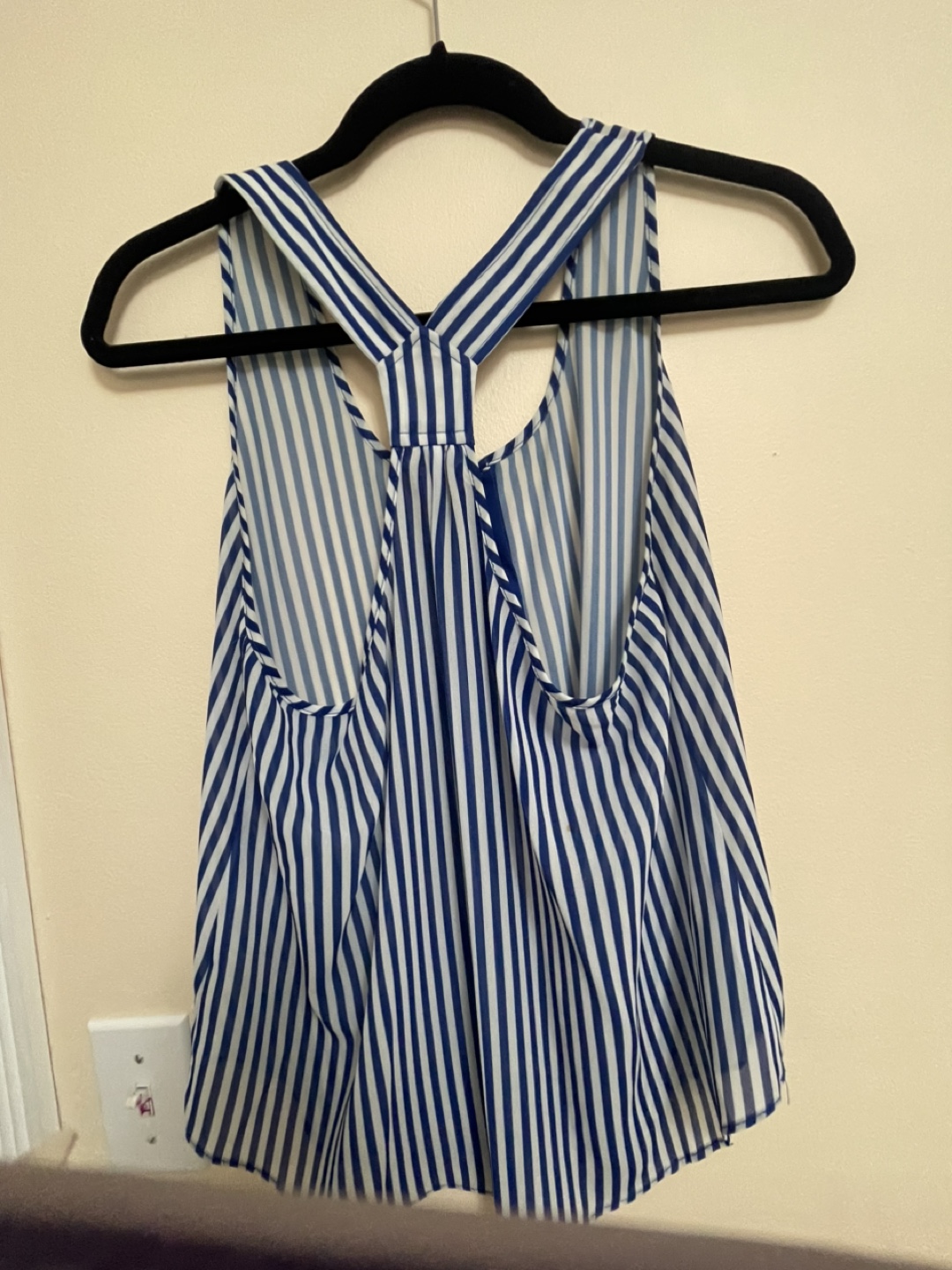 Naked Zebra Blue & White Striped Tank Top - photo 3