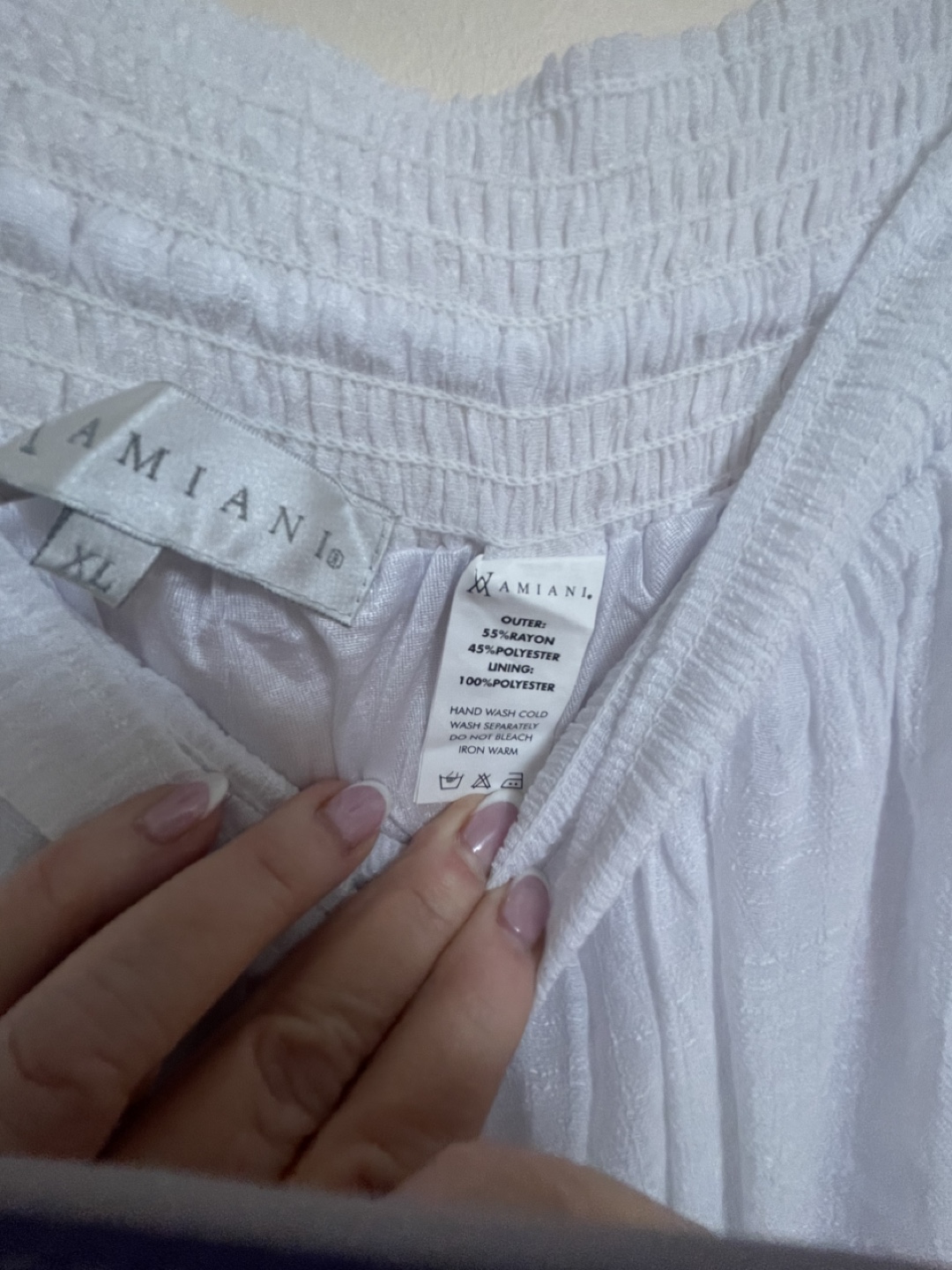 White Palazzo Pants - XL - photo 4