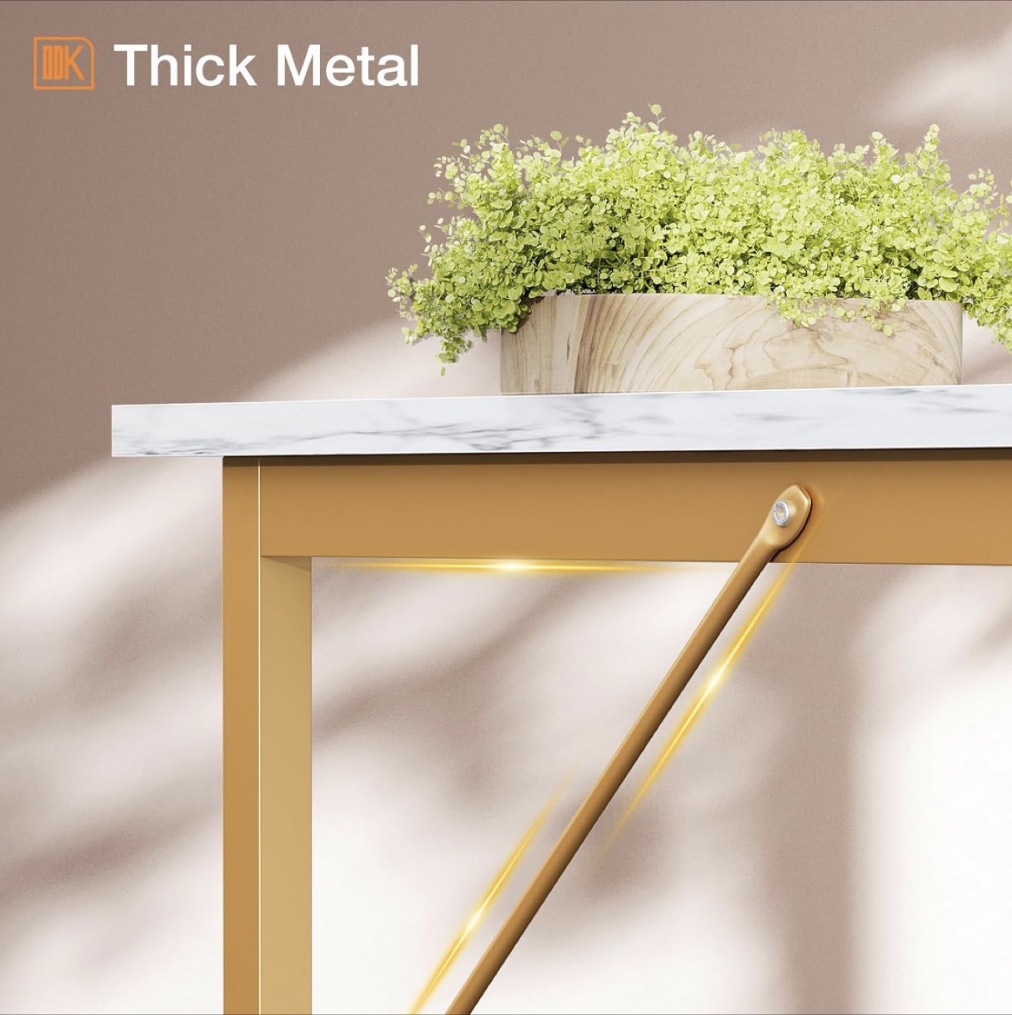 Modern White Office Desk - photo 5