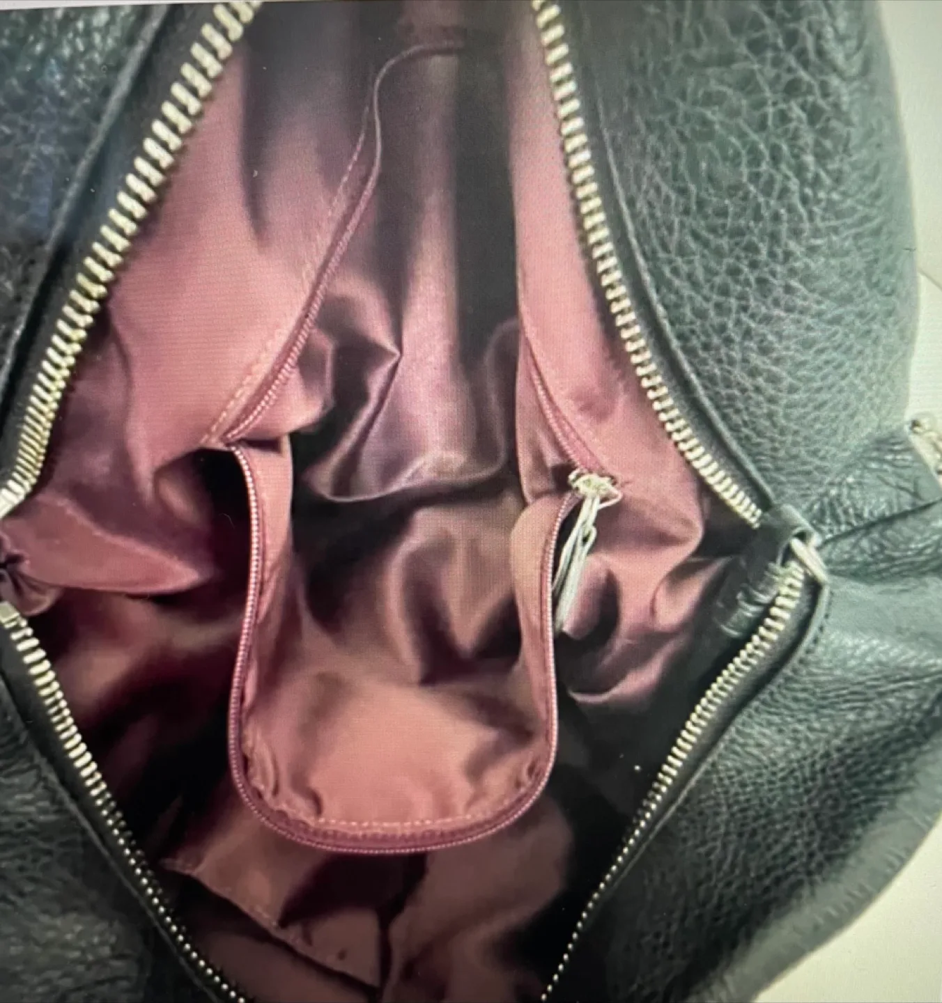 Coach Brooke Hobo Black Leather Shoulder Bag image indicator(6)