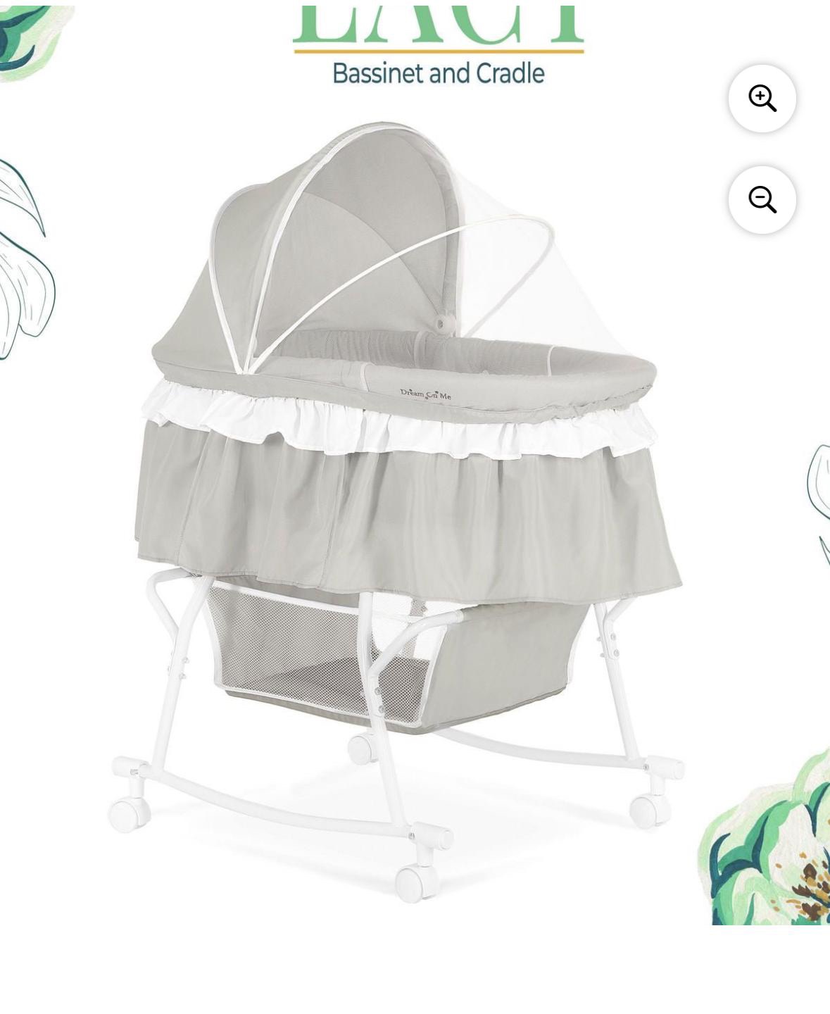 Dream On Me Lacy Bassinet and Cradle - photo 2