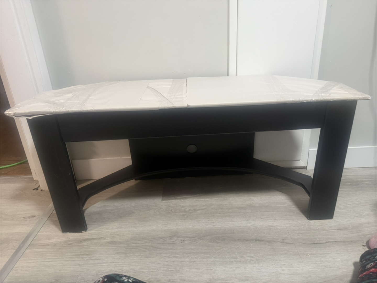 Modern Black and White Coffee Table
