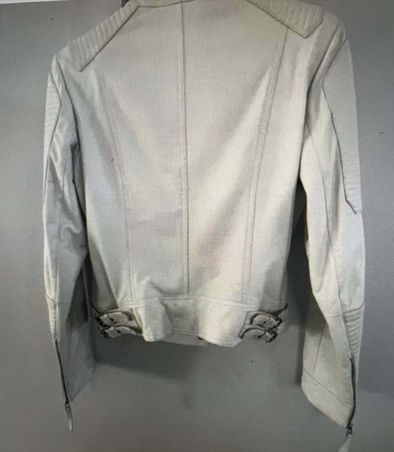 Daniel White Bomber Leather Jacket - photo 2