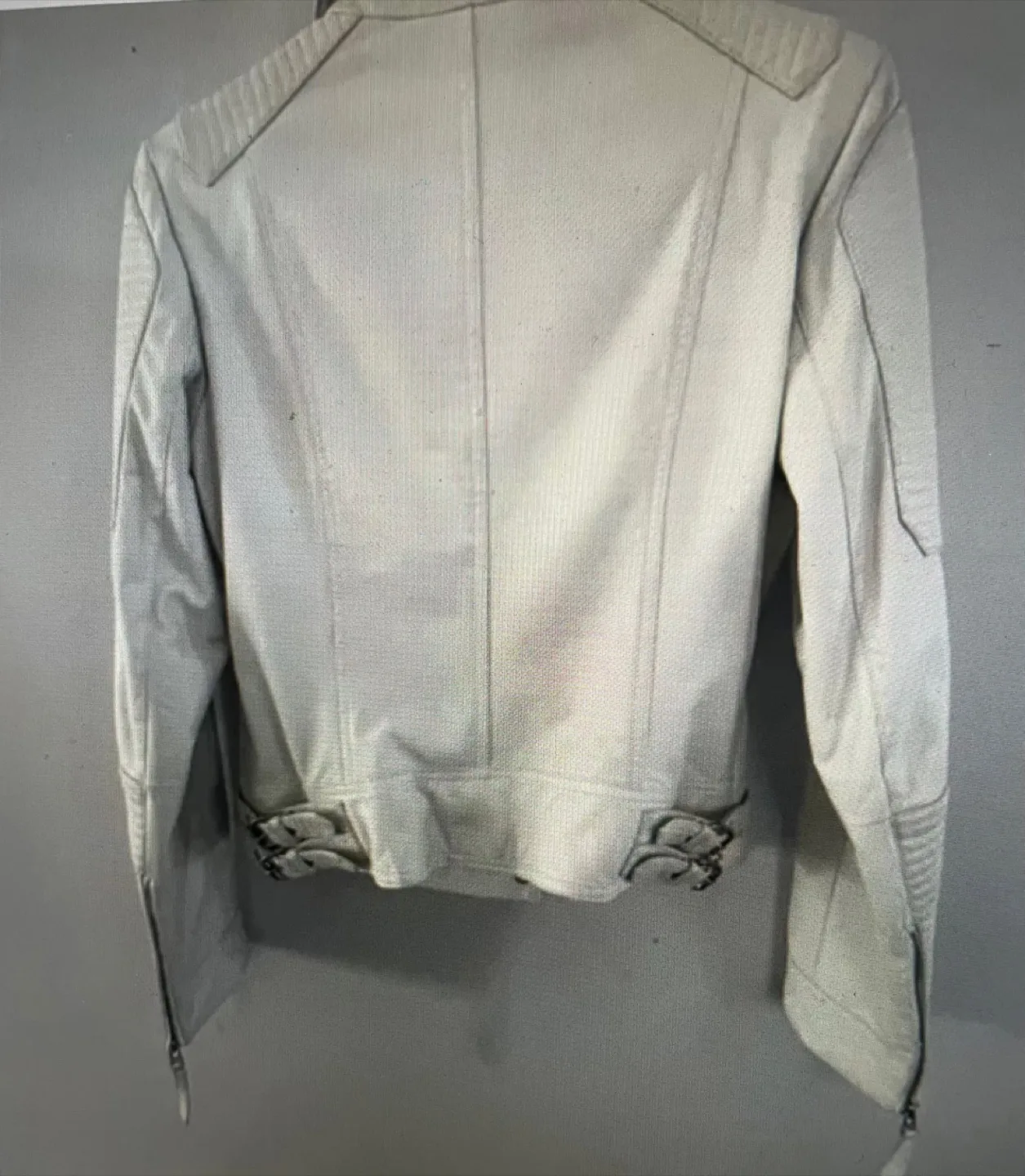 Daniel White Bomber Leather Jacket image indicator(2)