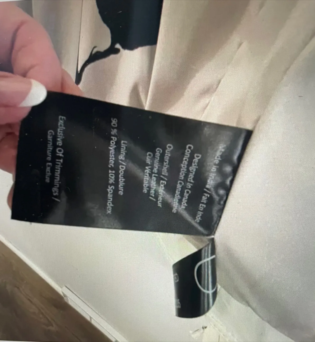 Daniel White Bomber Leather Jacket image indicator(3)