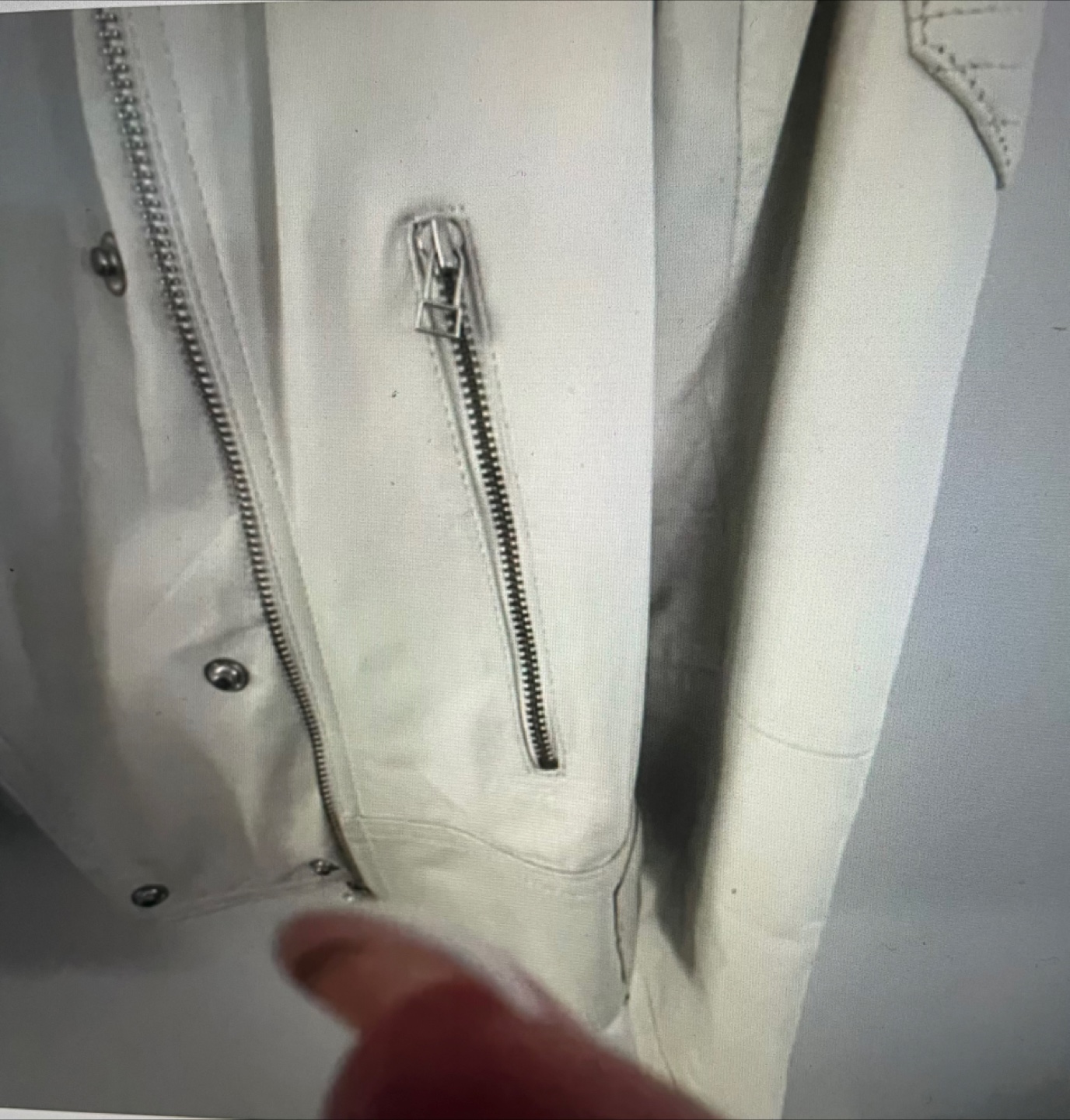 Daniel White Bomber Leather Jacket - photo 4