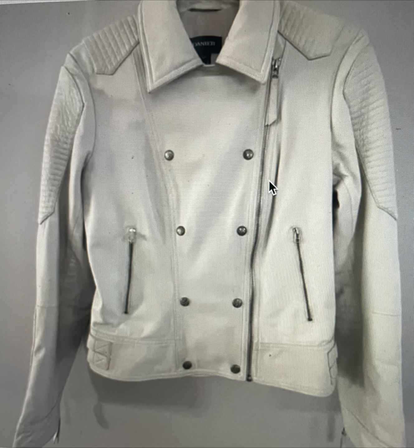 Daniel White Bomber Leather Jacket