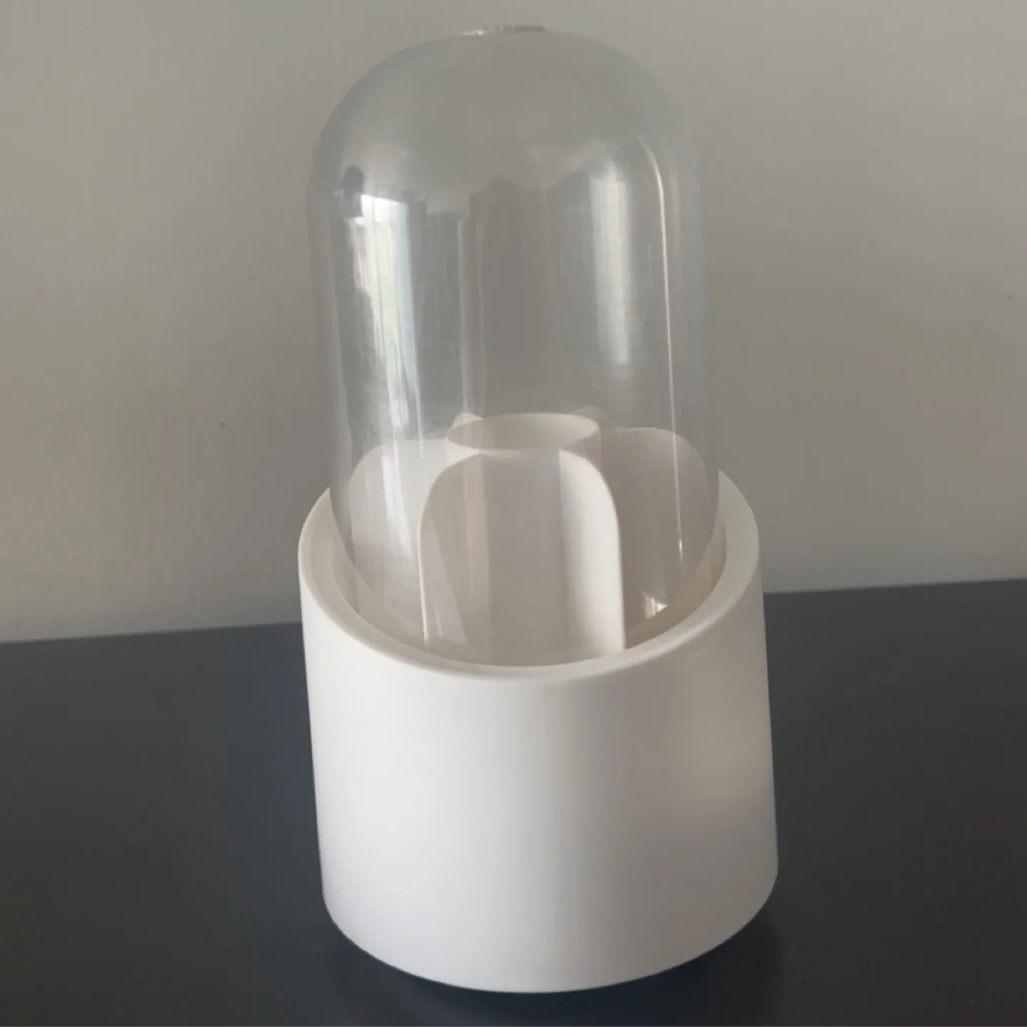 Makeup Brush Holder Organizer with Lid – Rotating & Dustproof thumbnail