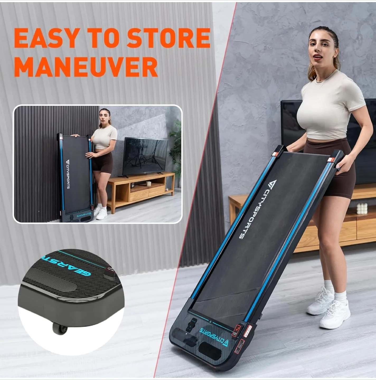 CITYSPORTS Fitness Walker Treadmill image indicator(4)