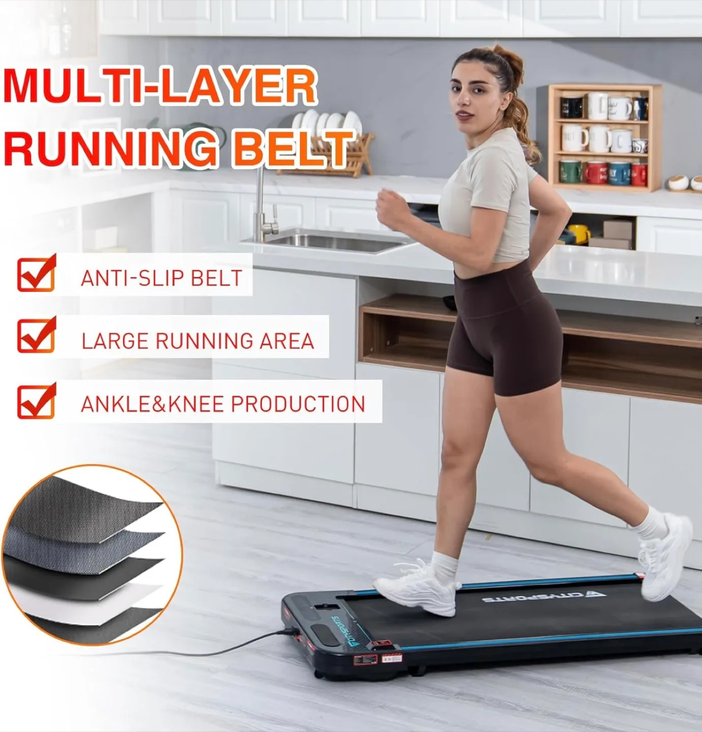 CITYSPORTS Fitness Walker Treadmill image indicator(6)