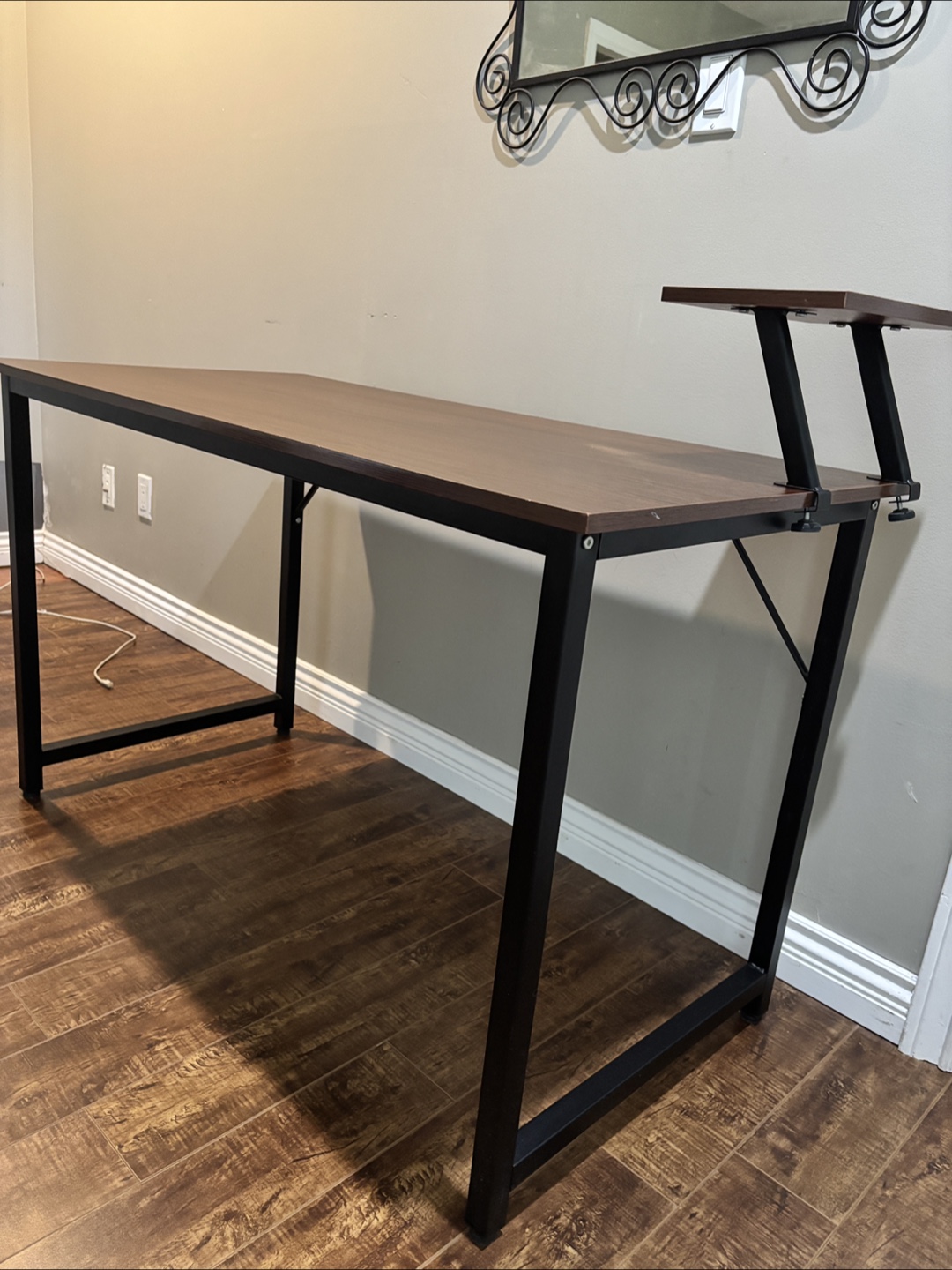 Dark Wood Desk - photo 4