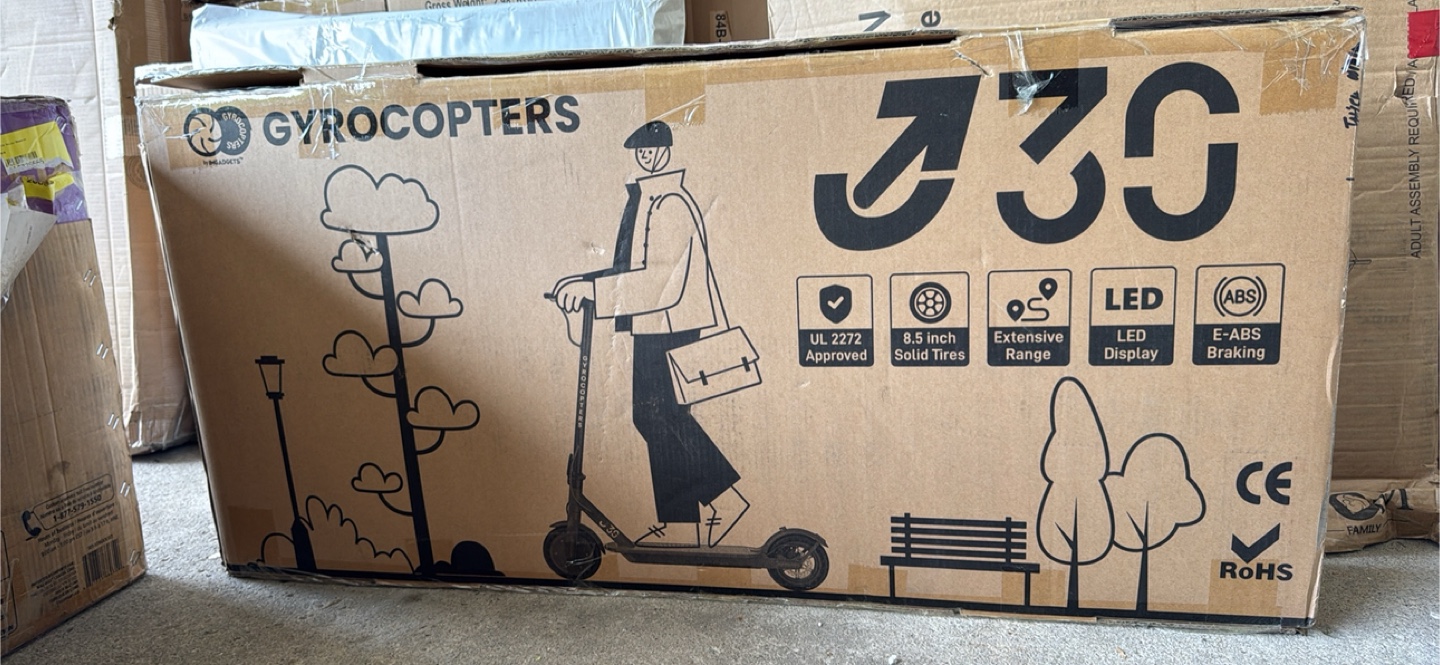 GyroCopters 330 Electric Scooter - photo 3