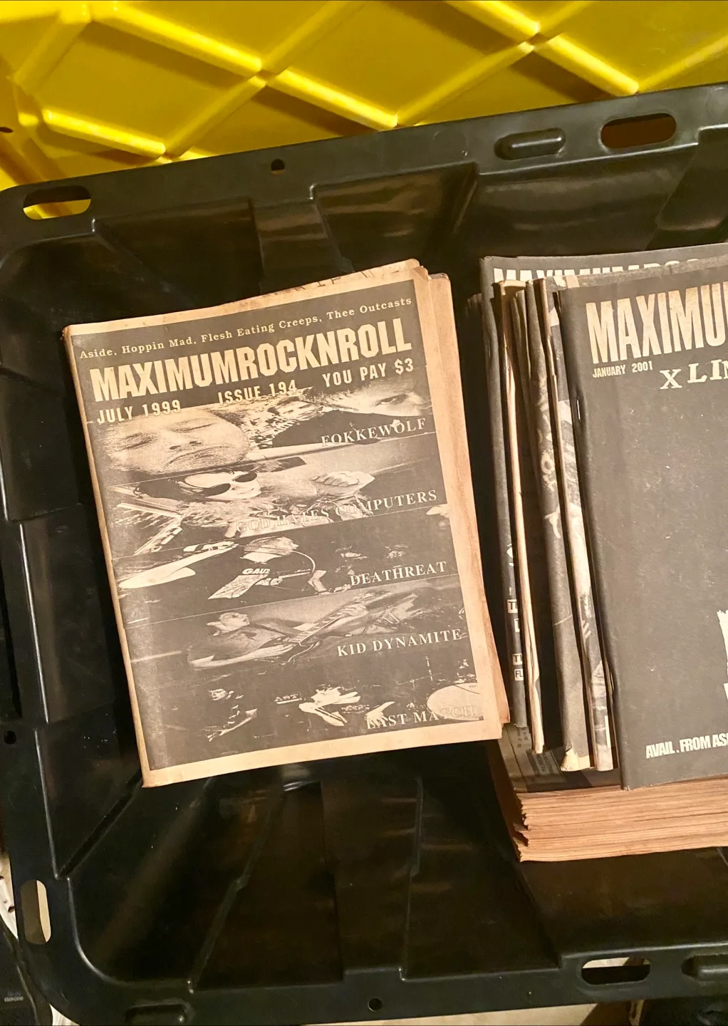 Maximum Rocknroll Magazines/Fanzines Lot of 154 image indicator(9)