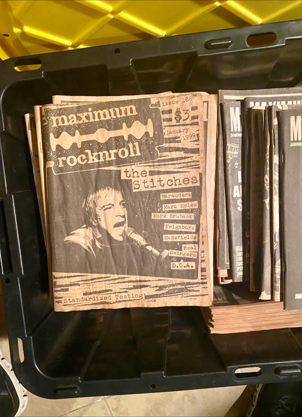 Maximum Rocknroll Magazines/Fanzines Lot of 154 image indicator(4)