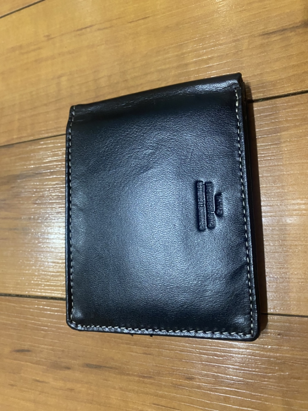 Black Oilers Leather Wallet - photo 2