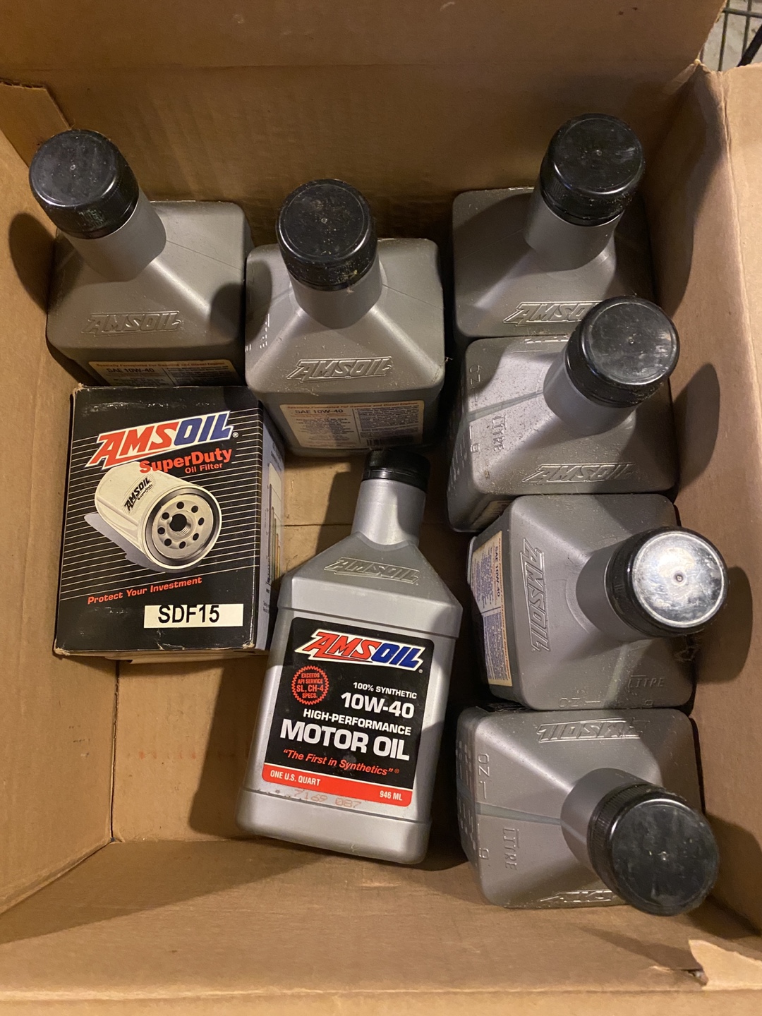 AMSOIL Synthetic Motor Oil (7 quarts) - photo 2