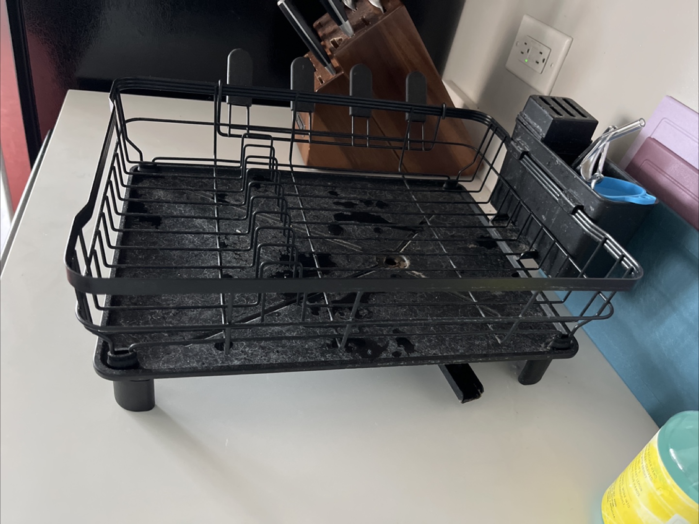 Black Dish Drying Rack - photo 2