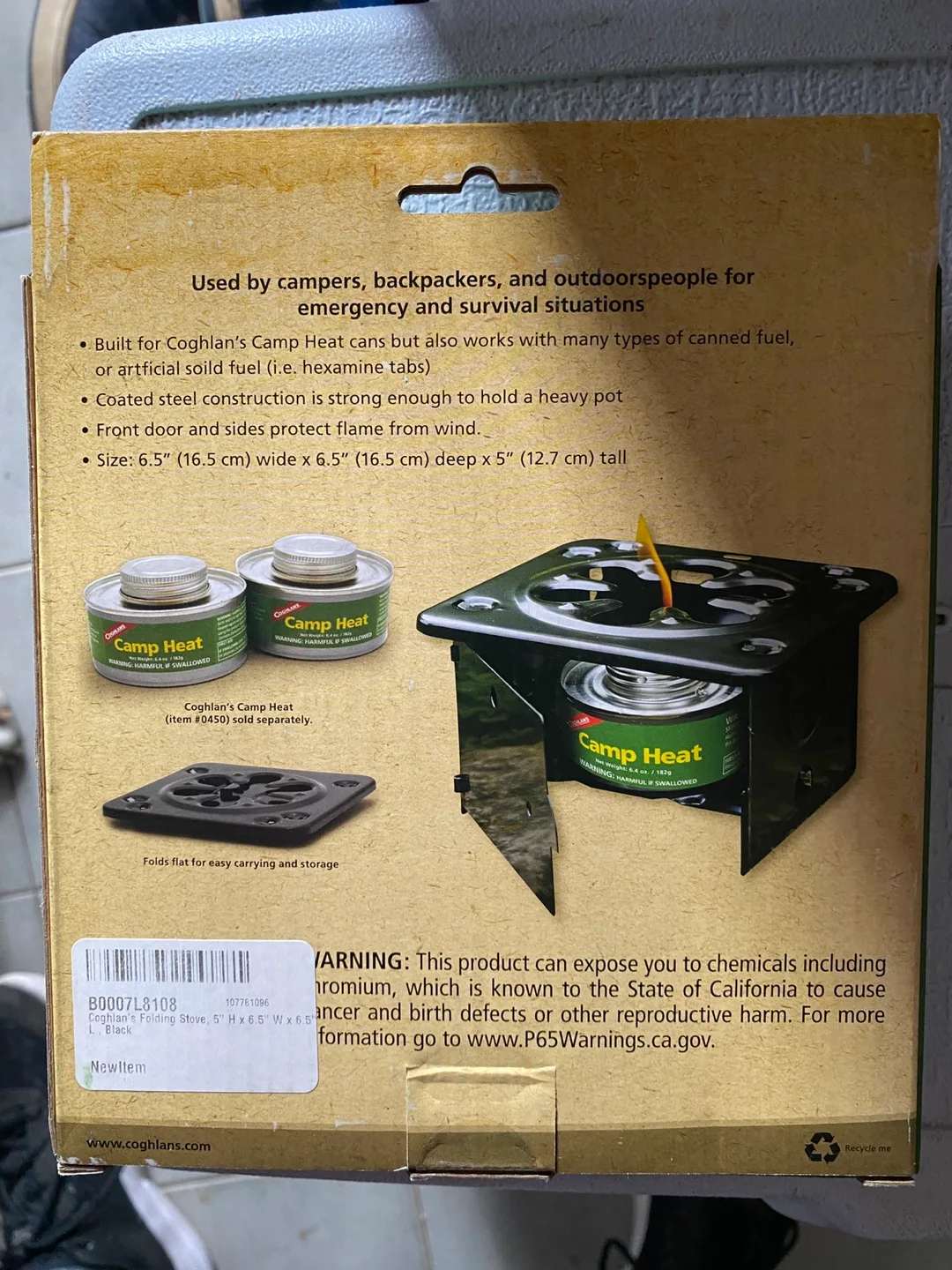 Folding Stove and Camp Heat image indicator(2)