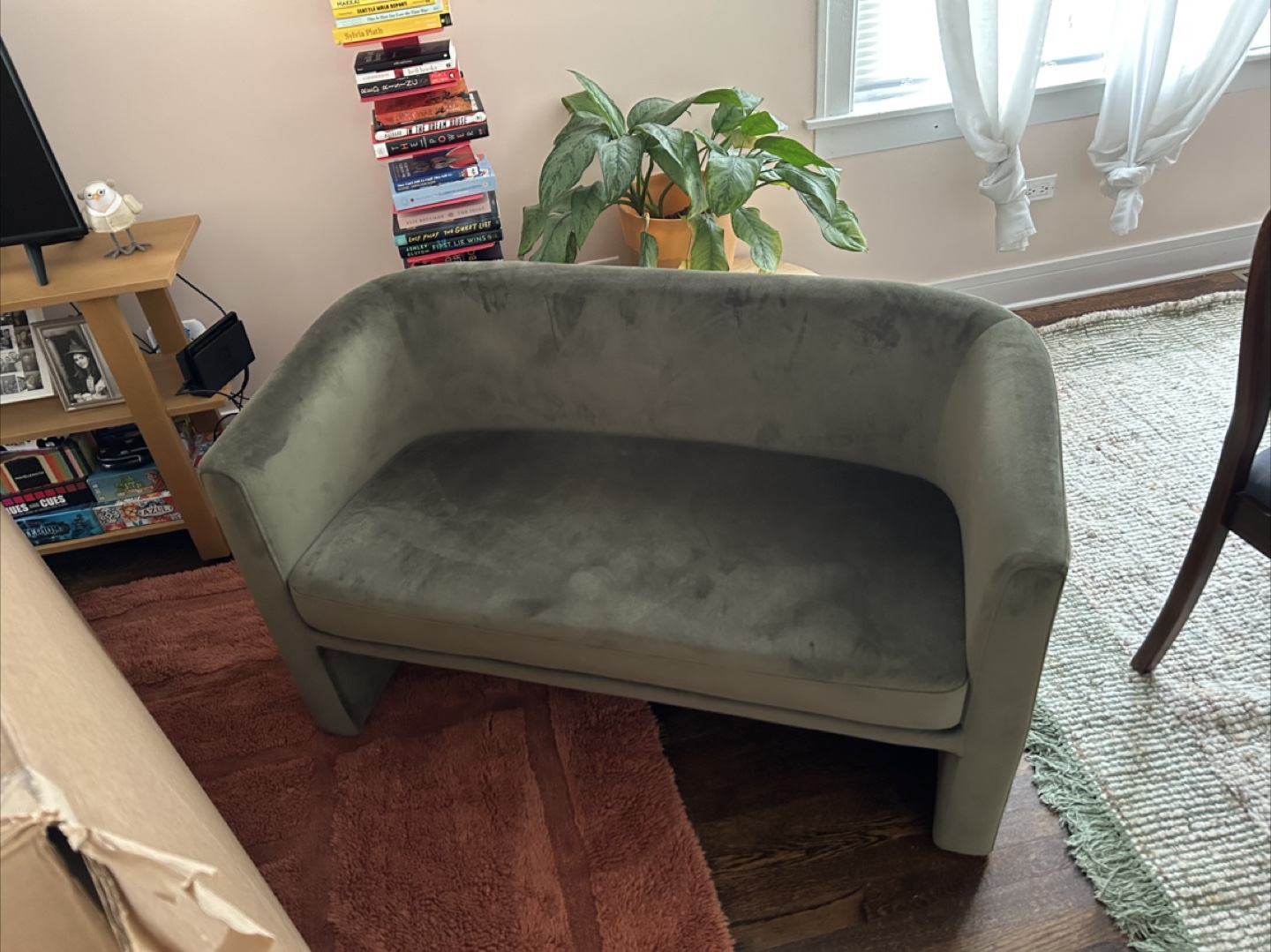 Velvet Loveseat